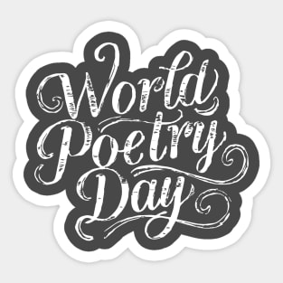 World Poetry Day – March Sticker